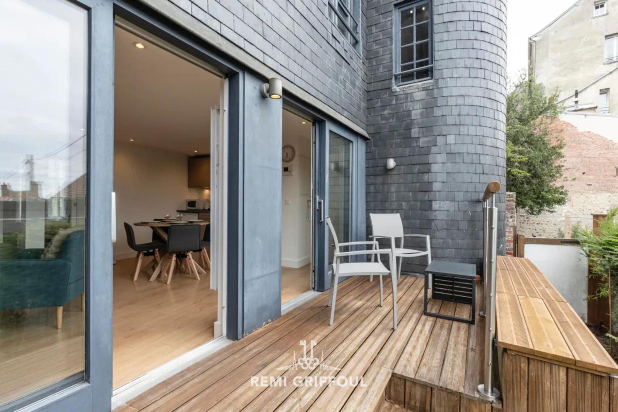 The Duplex Varin Beautiful Apartment & Garden Honfleur 4 People エクステリア 写真